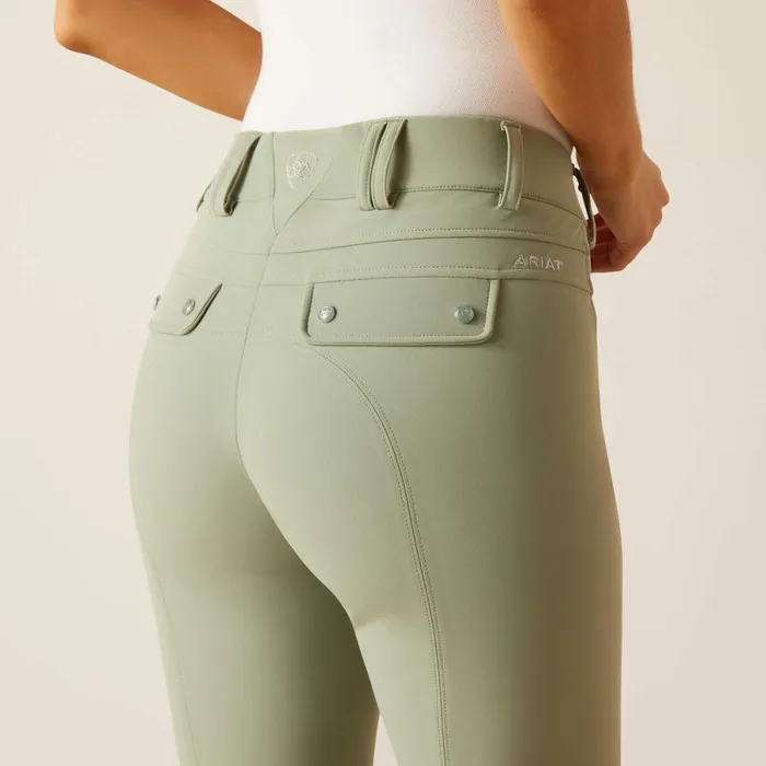 Tri Factor Grip Knee Patch Breech Lily Pad Women Ariat Pants and Shorts Tri Factor Grip Knee Patch Breech Lily Pad Women Ariat Pants and Shorts