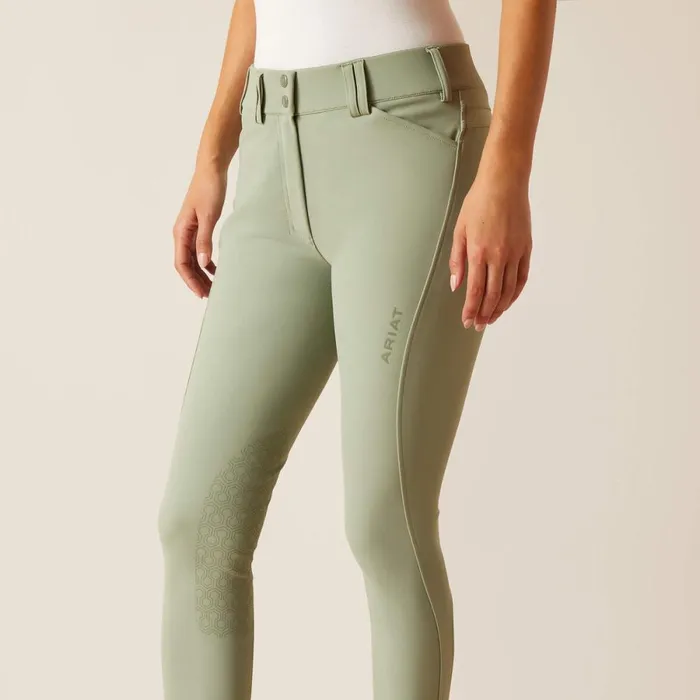 Tri Factor Grip Knee Patch Breech Lily Pad Women Ariat Pants and Shorts Tri Factor Grip Knee Patch Breech Lily Pad Women Ariat Pants and Shorts