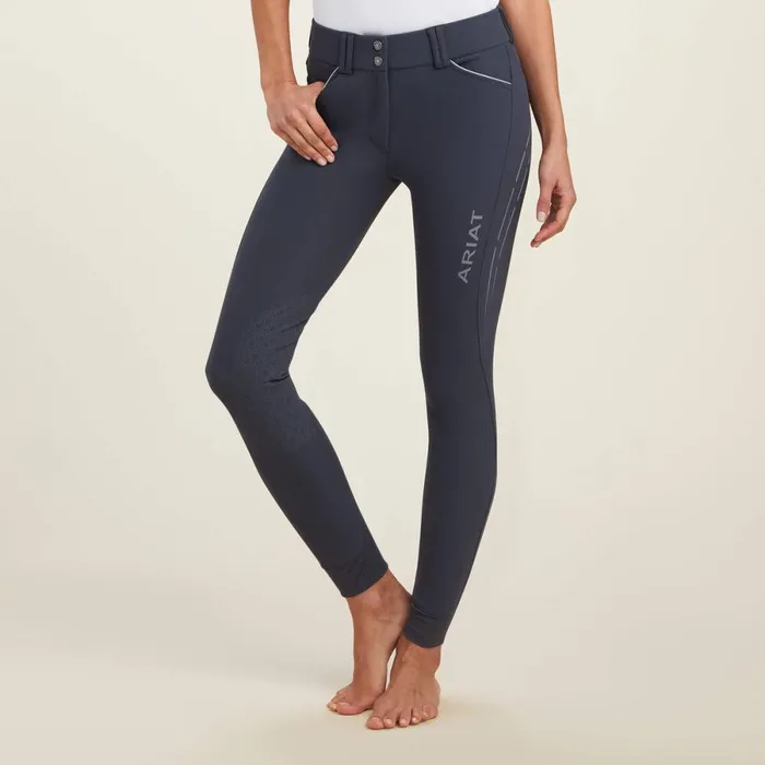 Tri Factor Lumina Grip Knee Patch Breech Ebony Women Ariat English Riding