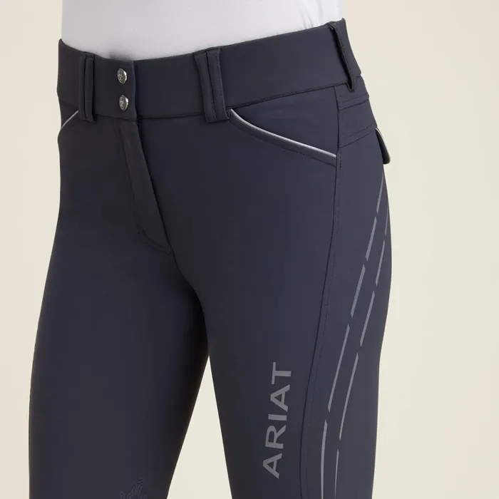 Tri Factor Lumina Grip Knee Patch Breech Ebony Women Ariat English Riding Tri Factor Lumina Grip Knee Patch Breech Ebony Women Ariat English Riding