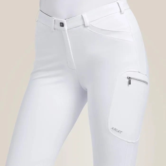 Triton Grip Knee Patch Breech White Women Ariat Pants and Shorts Triton Grip Knee Patch Breech White Women Ariat Pants and Shorts