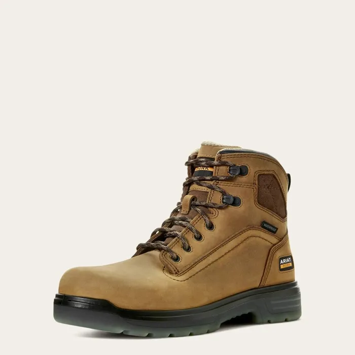 Turbo 6034 Waterproof Work Boot Aged Bark Men Ariat Work Boots