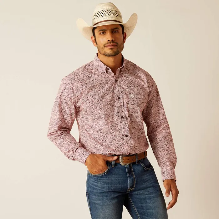 Turner Classic Fit Shirt Syrah Men Ariat Button Down Shirts