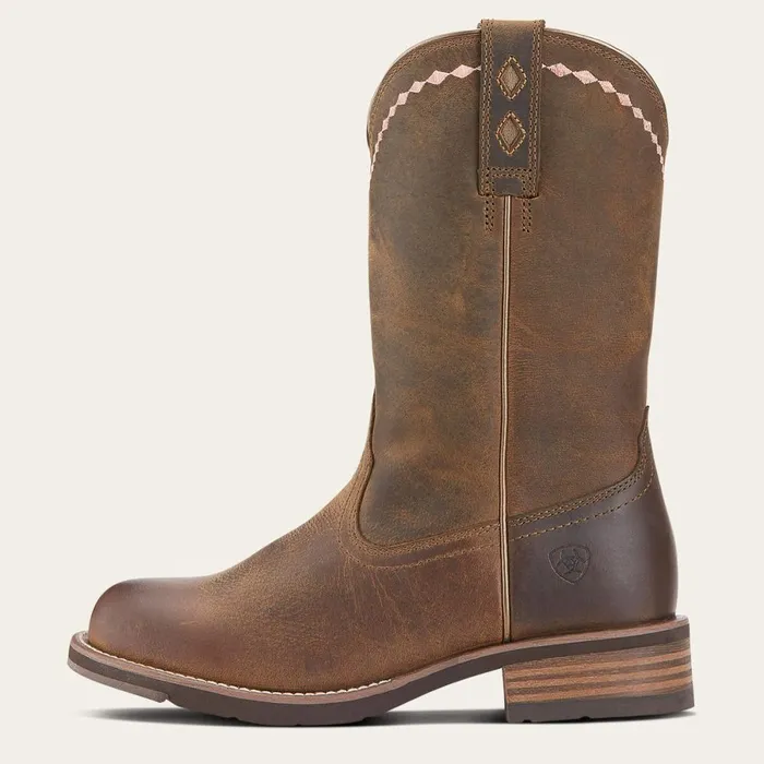 Unbridled Roper Western Boot Distressed Brown Women Ariat Western Boots Unbridled Roper Western Boot Distressed Brown Women Ariat Western Boots