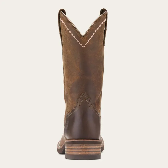 Unbridled Roper Western Boot Distressed Brown Women Ariat Western Boots Unbridled Roper Western Boot Distressed Brown Women Ariat Western Boots