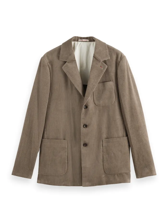 Unconstructed Relaxed 3button Corduroy Blazer Cappuchino Men Scotch and Soda Blazers and Waistcoats Unconstructed Relaxed 3button Corduroy Blazer Cappuchino Men Scotch and Soda Blazers and Waistcoats