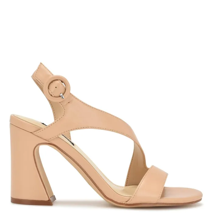 Ushila Heeled Sandals Warm Blush Women Nine West Heeled