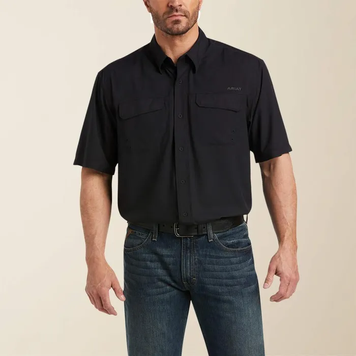 VentTEK Outbound Classic Fit Shirt Black Men Ariat Button Down Shirts