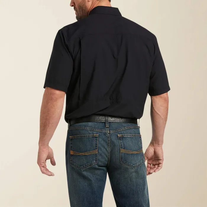 VentTEK Outbound Classic Fit Shirt Black Men Ariat Button Down Shirts VentTEK Outbound Classic Fit Shirt Black Men Ariat Button Down Shirts