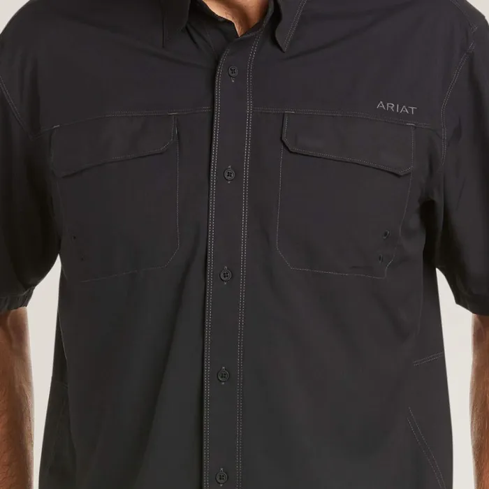 VentTEK Outbound Classic Fit Shirt Black Men Ariat Button Down Shirts VentTEK Outbound Classic Fit Shirt Black Men Ariat Button Down Shirts