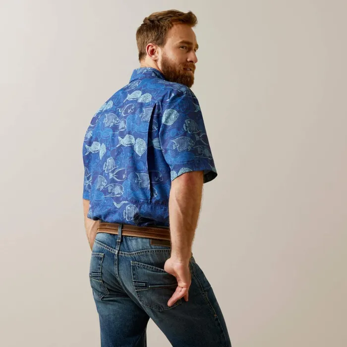 VentTEK Outbound Classic Fit Shirt Skyfall Men Ariat Button Down Shirts VentTEK Outbound Classic Fit Shirt Skyfall Men Ariat Button Down Shirts