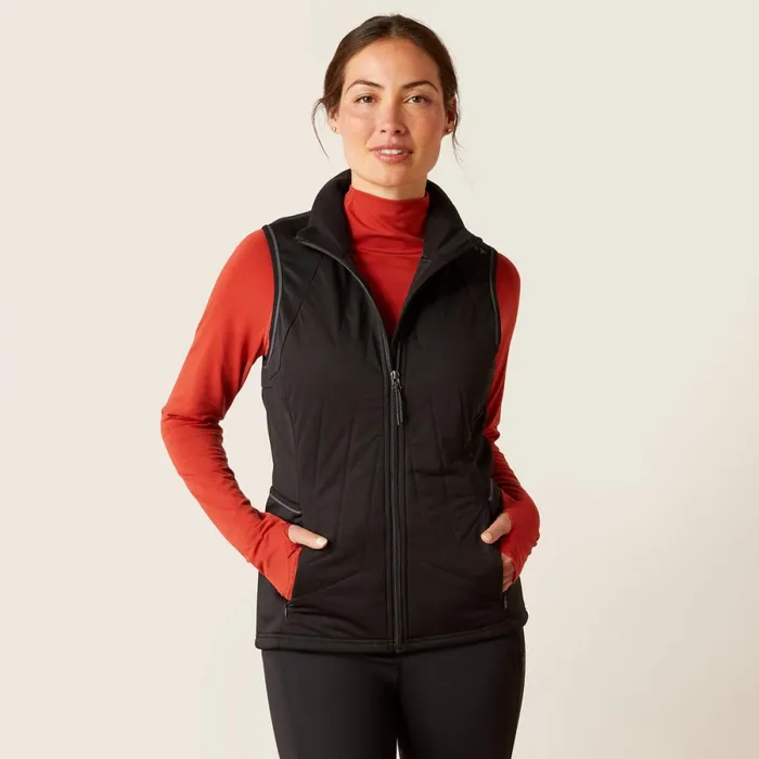 Venture Full Zip Vest Black Women Ariat Jackets and Vests