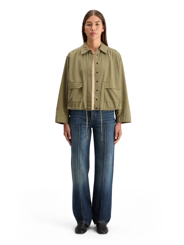 WASHED SHIRT Washed Military Women Scotch and Soda Blouses and Shirts