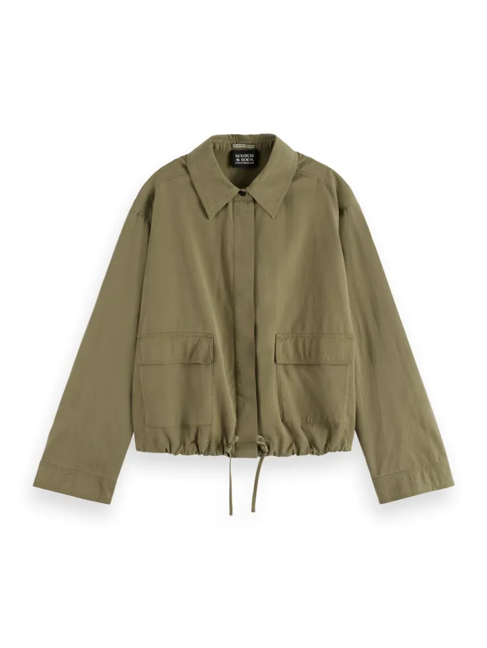 WASHED SHIRT Washed Military Women Scotch and Soda Blouses and Shirts