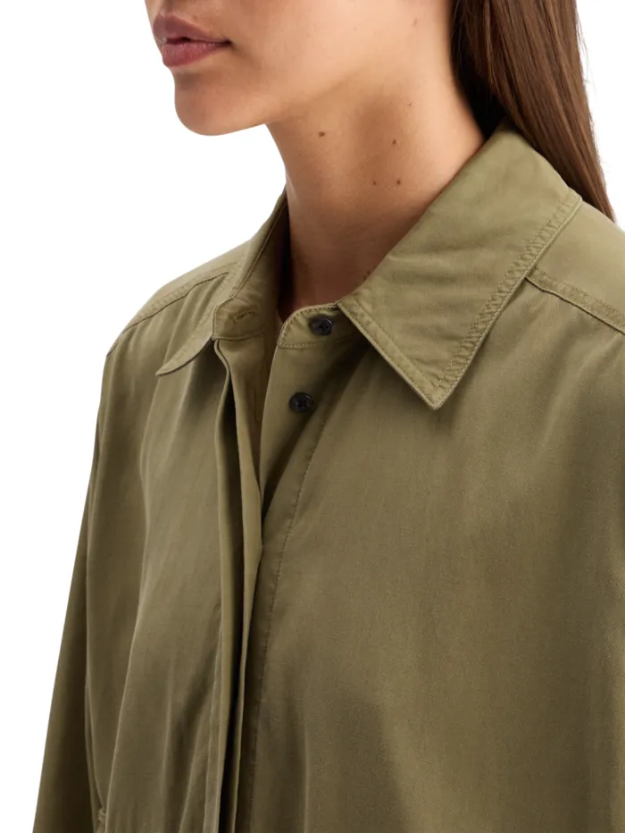 WASHED SHIRT Washed Military Women Scotch and Soda Blouses and Shirts