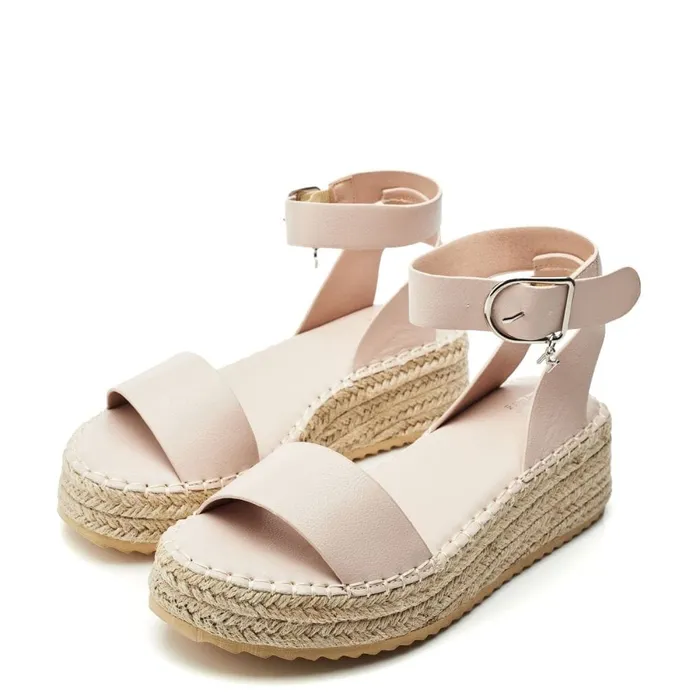Wedge Sandals Women Moda In Pelle Nasha Cameo Porvair