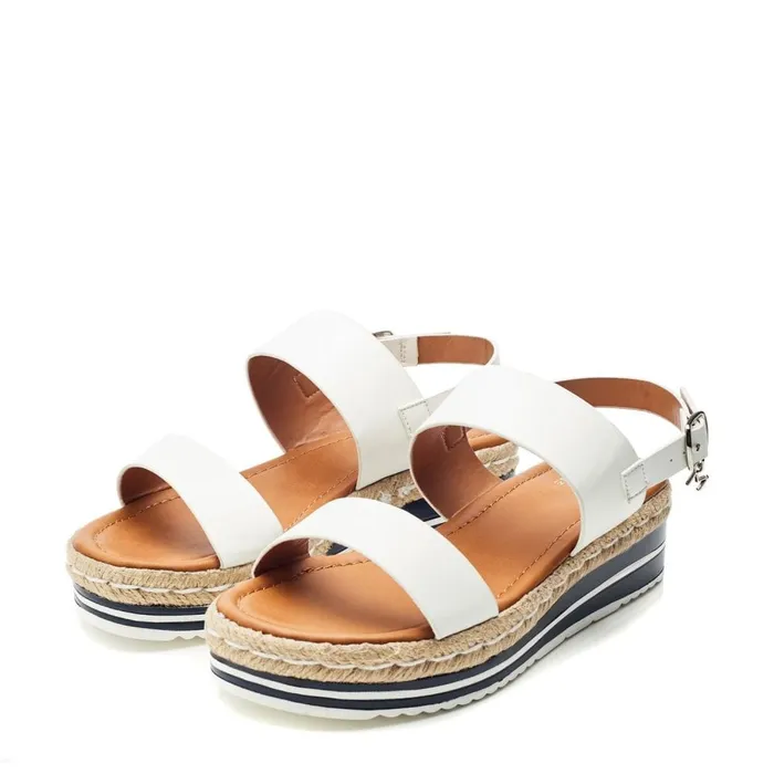 Wedge Sandals Women Moda In Pelle Periso Off White Porvair