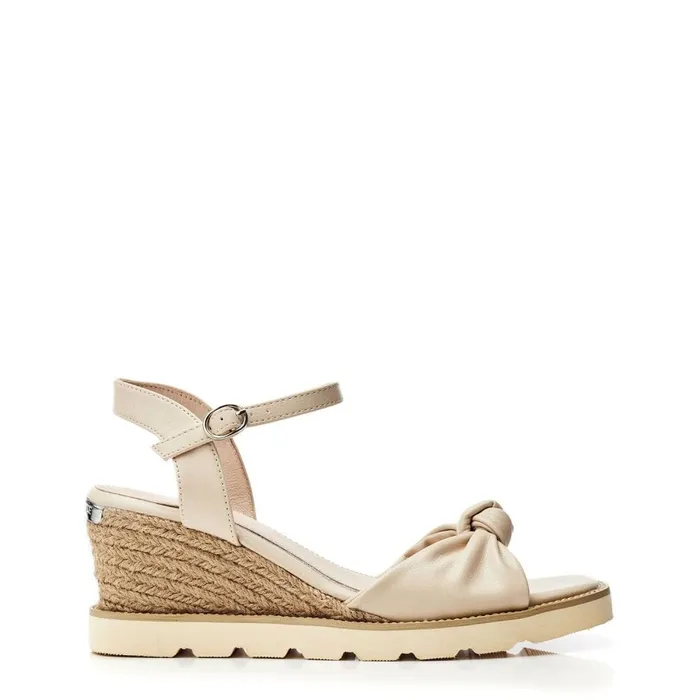Wedge Sandals Women Moda In Pelle Prisca Off White Porvair