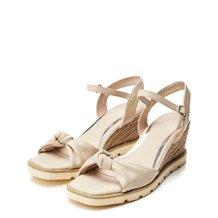 Wedge Sandals Women Moda In Pelle Prisca Off White Porvair