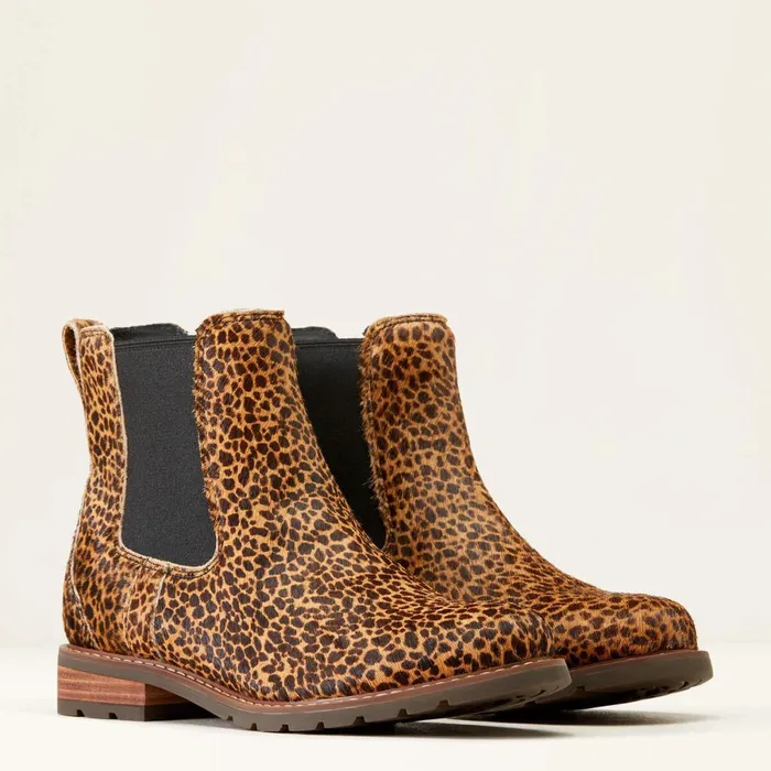 Wexford Chelsea Boot Cheetah Hair On Women Ariat Booties Wexford Chelsea Boot Cheetah Hair On Women Ariat Booties