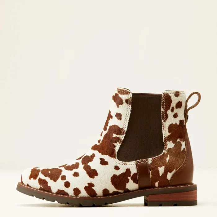 Wexford Chelsea Boot Cow Hair On Women Ariat Booties Wexford Chelsea Boot Cow Hair On Women Ariat Booties