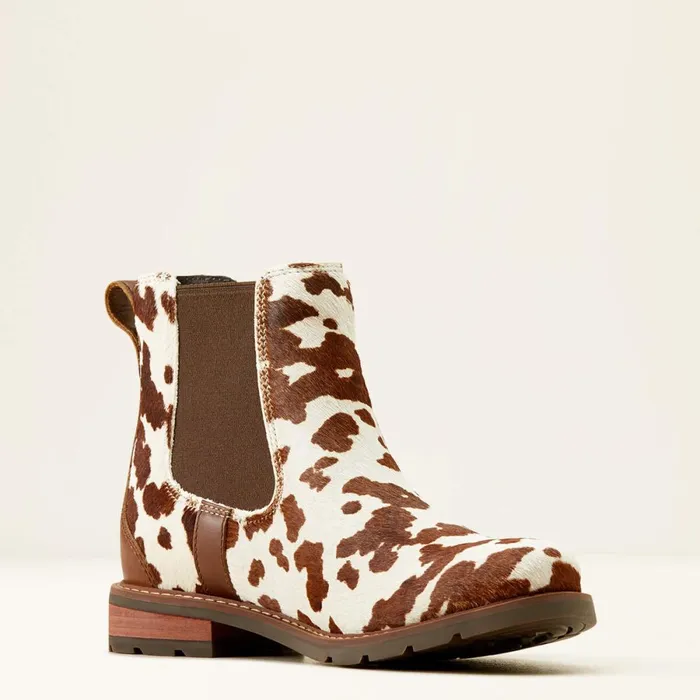 Wexford Chelsea Boot Cow Hair On Women Ariat Booties Wexford Chelsea Boot Cow Hair On Women Ariat Booties