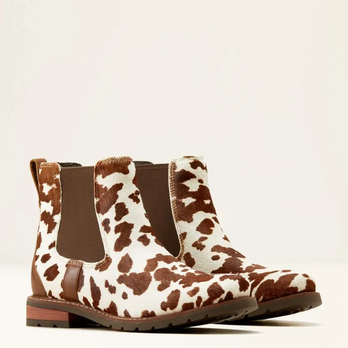 Wexford Chelsea Boot Cow Hair On Women Ariat Booties Wexford Chelsea Boot Cow Hair On Women Ariat Booties