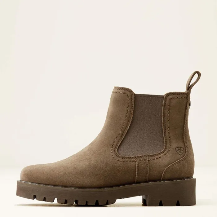 Wexford Lug Chelsea Boot Dark Moss Women Ariat Booties