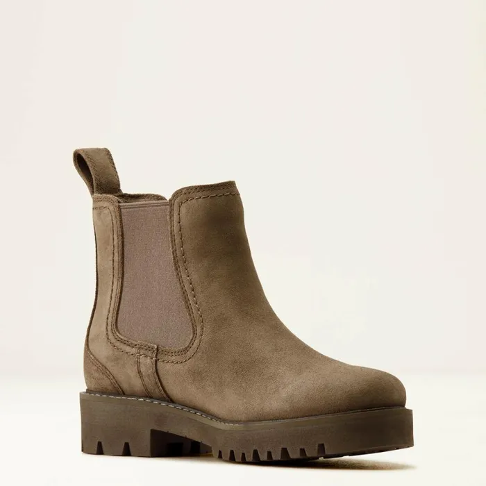 Wexford Lug Chelsea Boot Dark Moss Women Ariat Booties