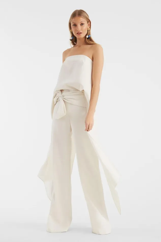 Whitley Pants 8211 Ivory Women Sachin and Babi Pants and Jumpsuits