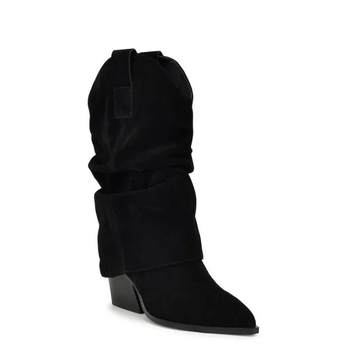 Wilton Western Boots Black Women Nine West Boots and Booties Wilton Western Boots Black Women Nine West Boots and Booties