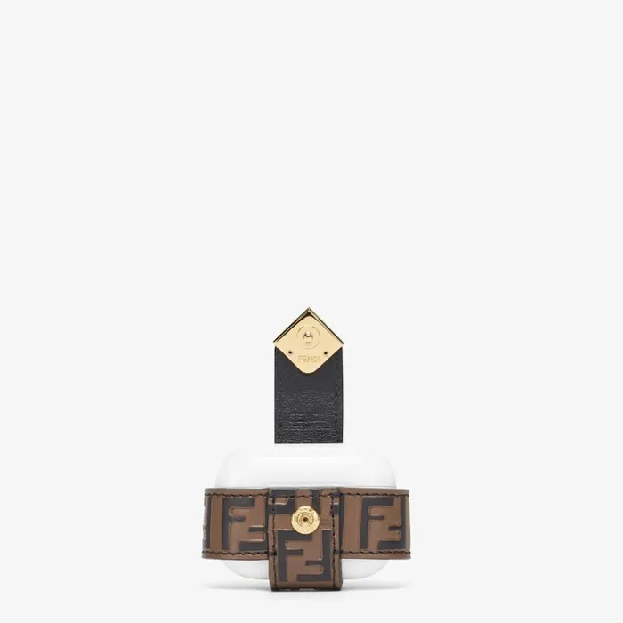 Woman Brown Leather Charm Brown Fendi Tech And Lifestyle Accessories