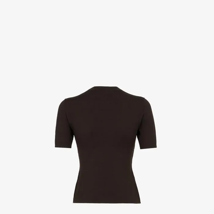 Woman Brown Wool Jumper Brown Fendi Knitwear