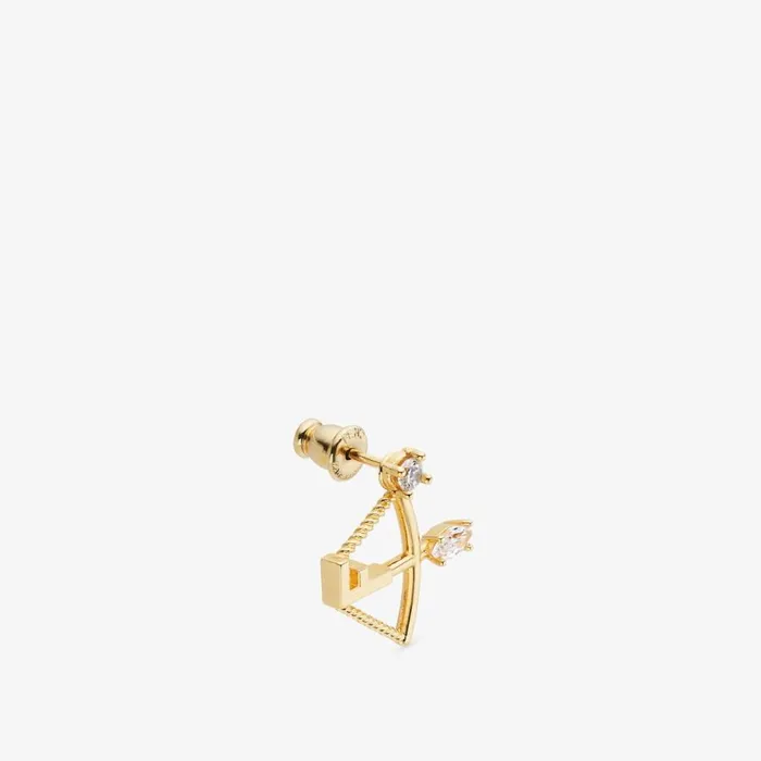 Woman GoldColour Sagittarius Set Gold Fendi Necklaces