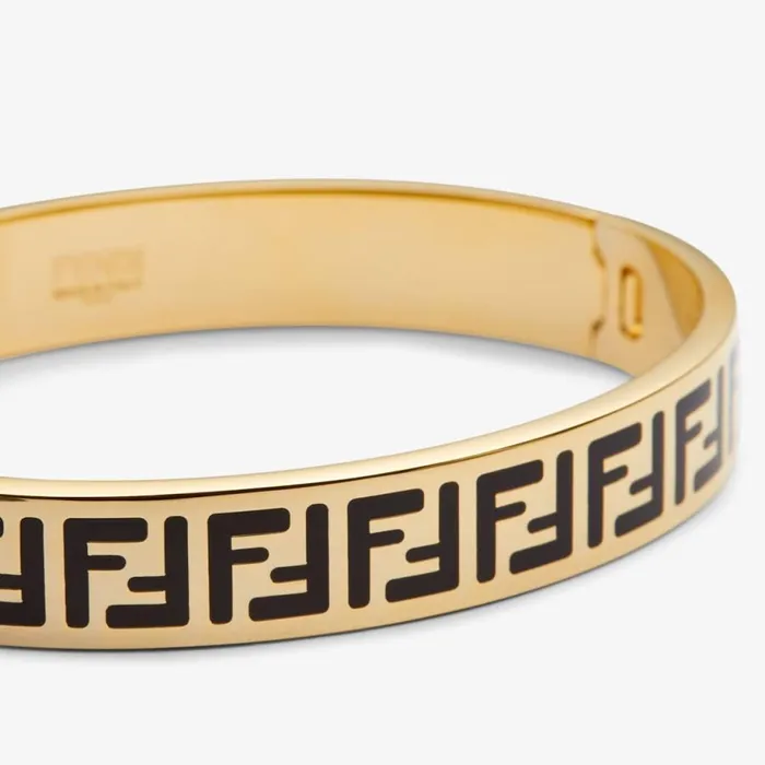 Woman GoldColoured Bracelet Gold Fendi Bracelets