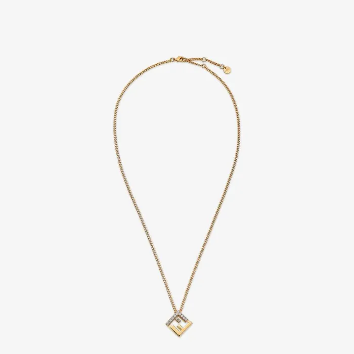 Woman GoldColoured Metal Necklace Gold Fendi Necklaces