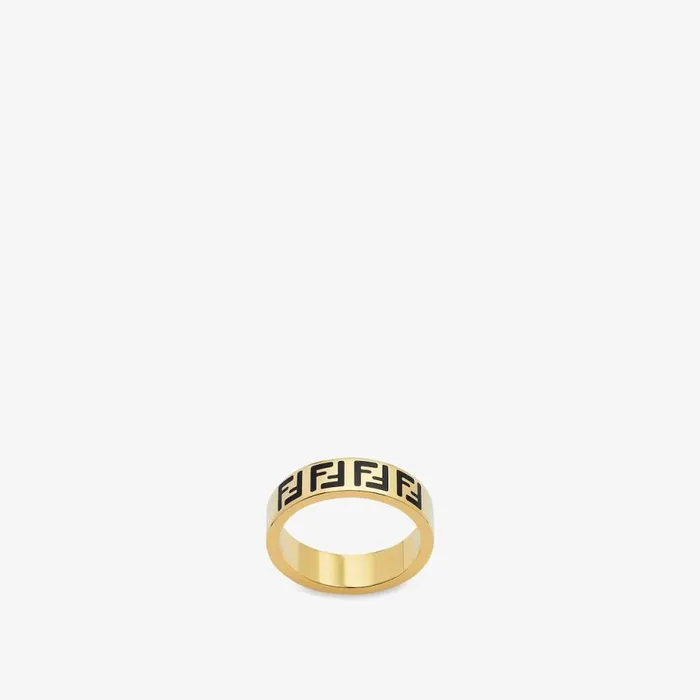 Woman GoldColoured Ring Gold Fendi Rings