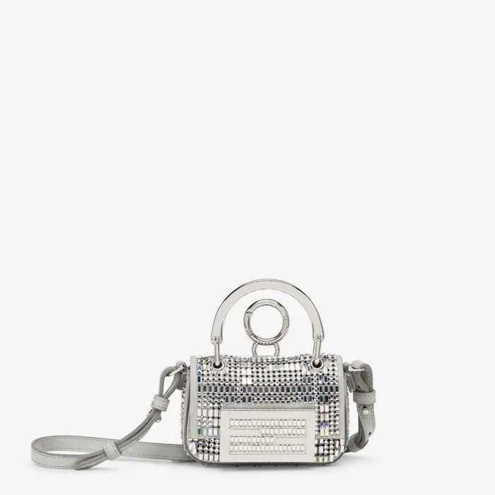 Woman Grey Nubuck Fendi By Marc Jacobs MiniBag Grey Fendi Miniature Bags