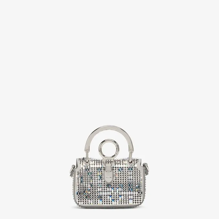 Woman Grey Nubuck Fendi By Marc Jacobs MiniBag Grey Fendi Miniature Bags
