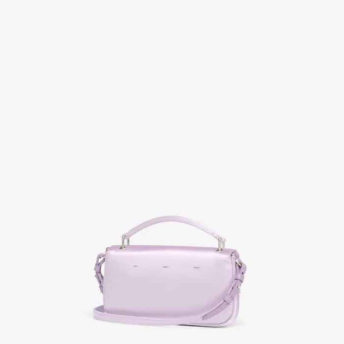 Woman Lilac Silk Pouch Purple Fendi Mini Bags