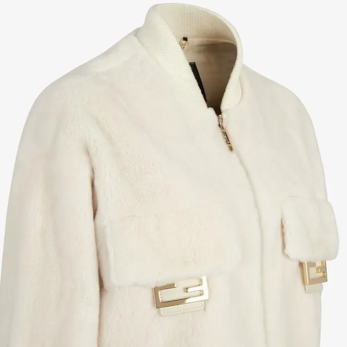 Woman Mink Bomber Jacket Fendi Coats and Outerwear