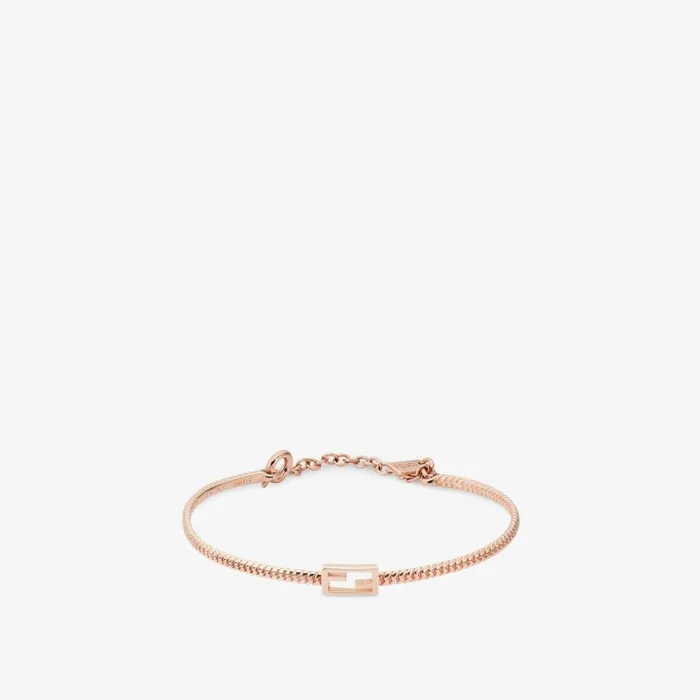 Woman RoseGold Bracelet Pink Fendi Bracelets