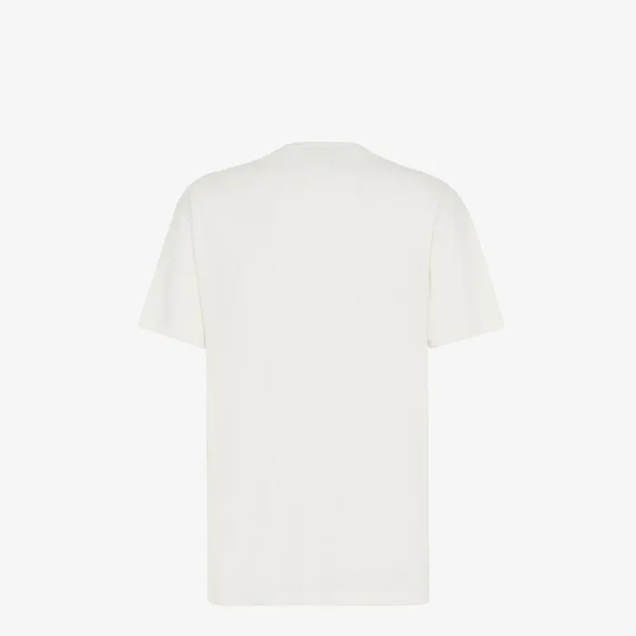 Woman White Jersey TShirt White Fendi Tshirts and Sweatshirts