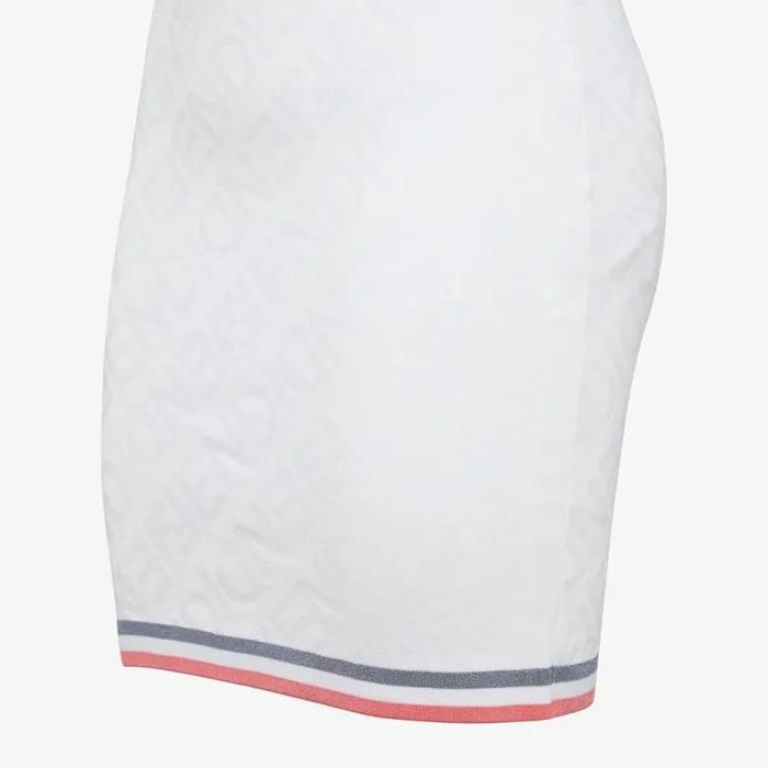 Woman White Viscose Dress White Fendi Knitwear