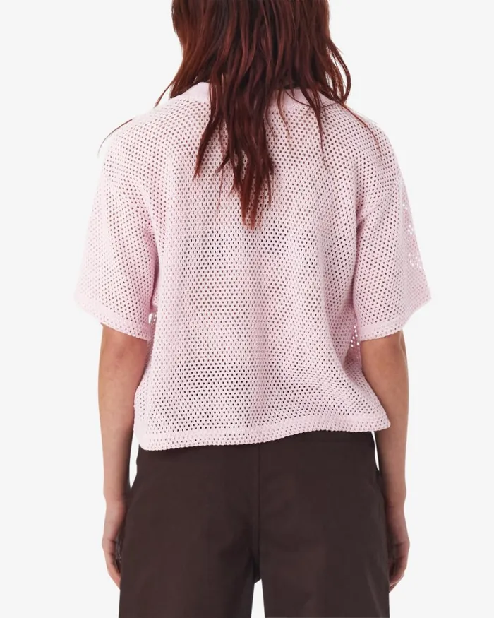 Women ALEX MESH TOP Unbleached OBEY Clothing TOPS