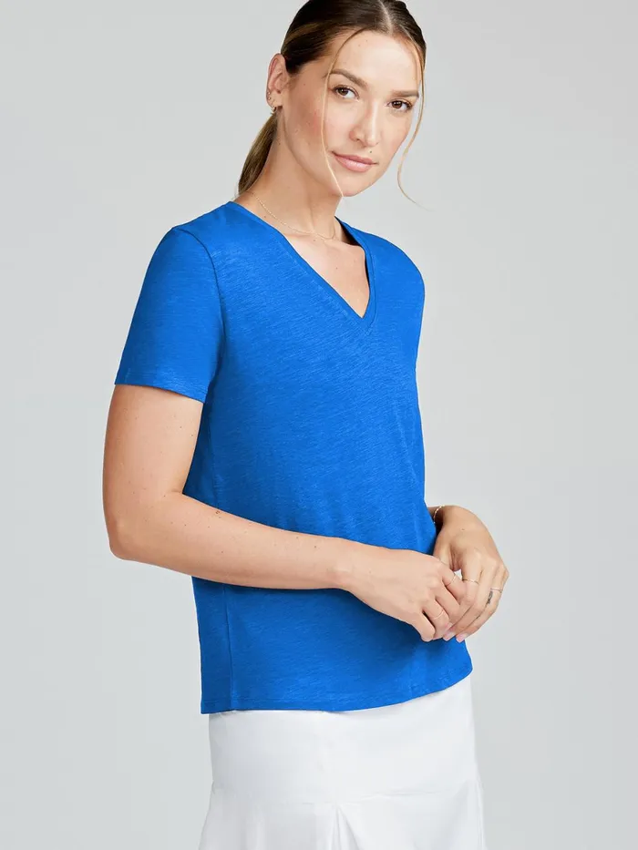 Women All Day VNeck TShirt Tasc Performance Tennis Pickleball