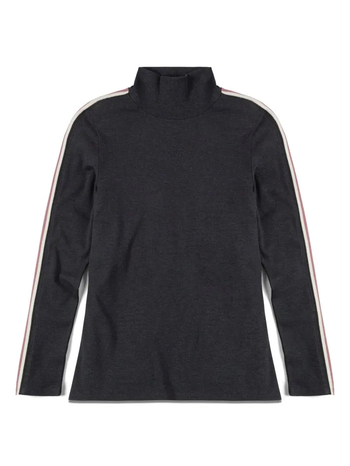 Women Apres Turtleneck Sweater Tasc Performance Long Sleeve TShirts