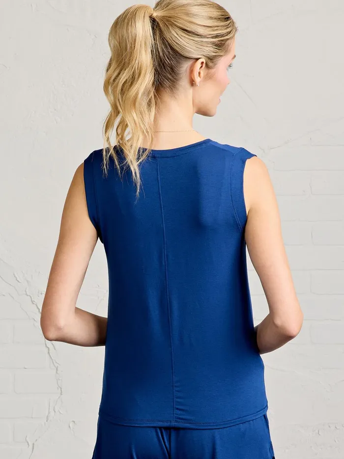 Women Bamboo Silk Sleep VNeck Tasc Performance Sleepwear
