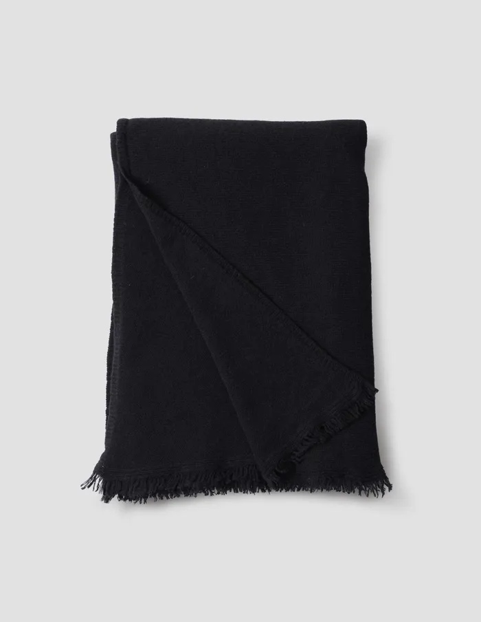 Women Bed Shawl Black Margaret Howell Nightwear