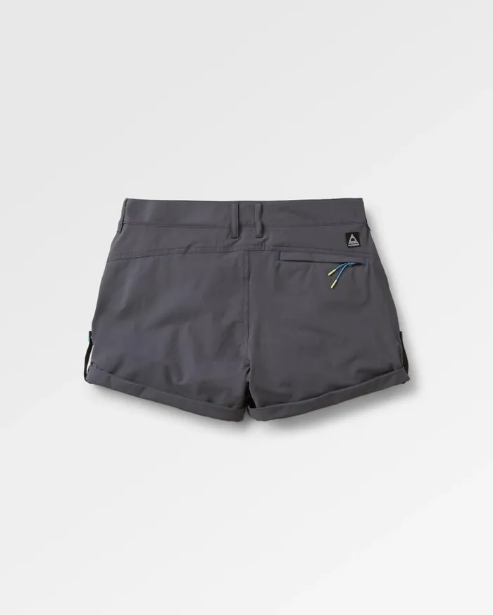 Women Bottoms Passenger 365 Trail Roll Up Short Charcoal Charcoal
